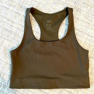 Girlfriend Collective Olive green sports bra. Size M